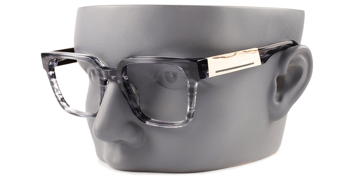 MX4715-3 | Women | Shiny Gray | Wood Glasses