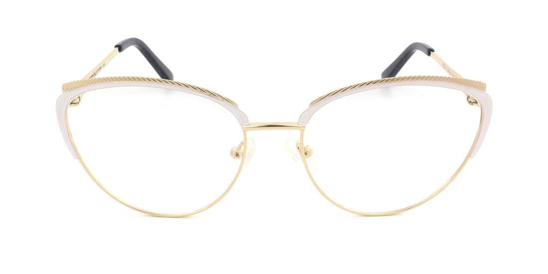 Women | Matte White | Metal Glasses - MX9054-3