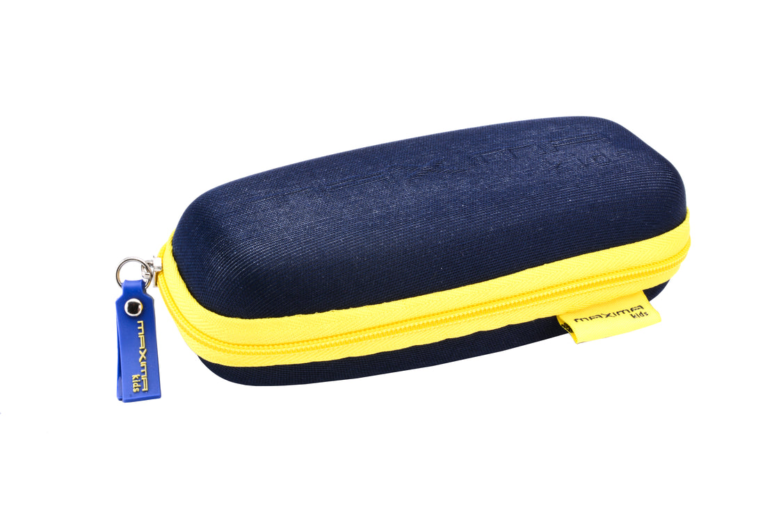 MXC-1012-5 | Kids | Hard Shell Optical Case | Navy Blue | Maxima Pop Material