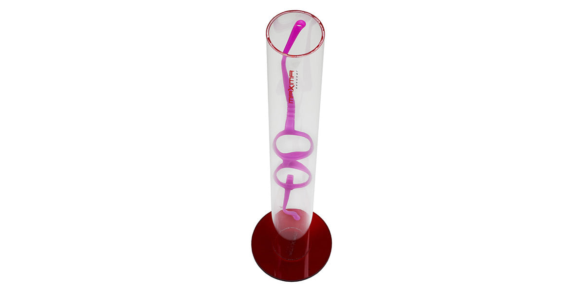 Kids Glasses Display | Red Acrylic Tube | Maxima Pop Material - MXD-8113-1