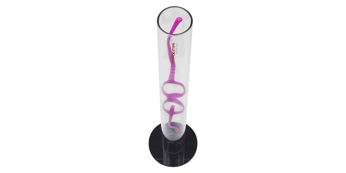 Kids Glasses Display | Gray Acrylic Tube | Maxima Pop Material - MXD-8113-2