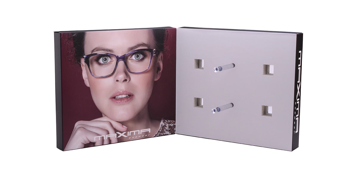 Cardboard Display Rack | Red & Gray | Maxima Pop Material - MXP-8083-2