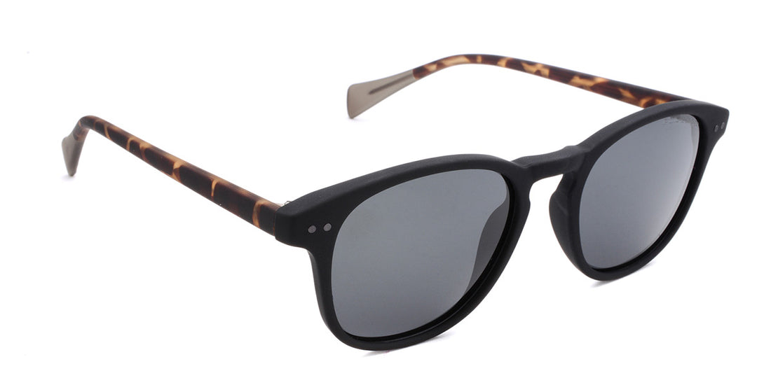 RA171-2 | Unisex | Matte Black | Polycarbonate Sunglasses