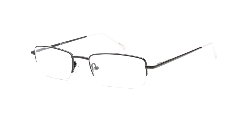 RA307-1 | Unisex | Matte Black | Metal Glasses