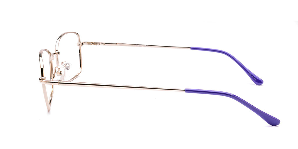 RA313-1 | Women | Shiny Gold | Metal Glasses