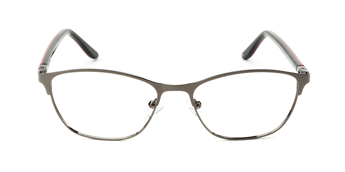 RA440-2 | Women | Shiny Gun | Metal Glasses