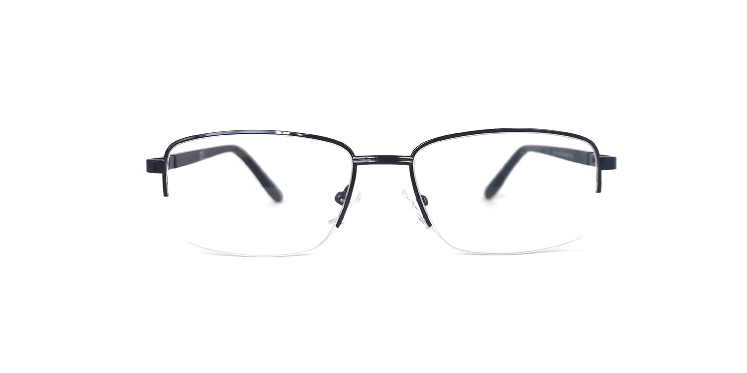 RA444-1 | Men | Shiny Blue | Metal Glasses