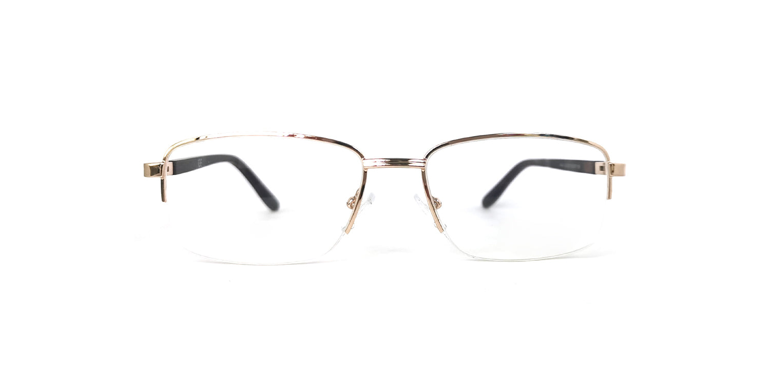 RA444-2 | Men | Shiny Gold | Metal Glasses