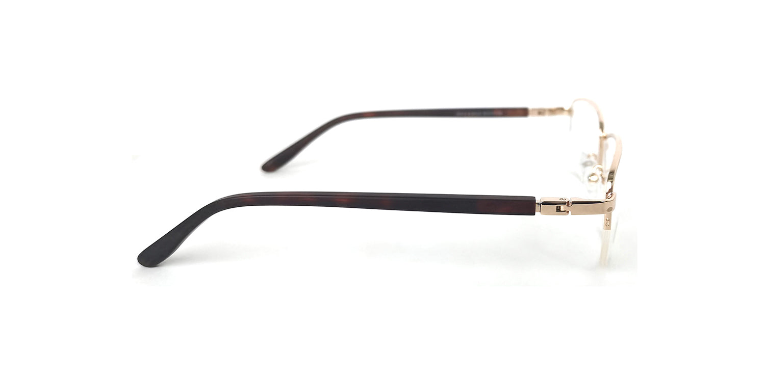 RA444-2 | Men | Shiny Gold | Metal Glasses