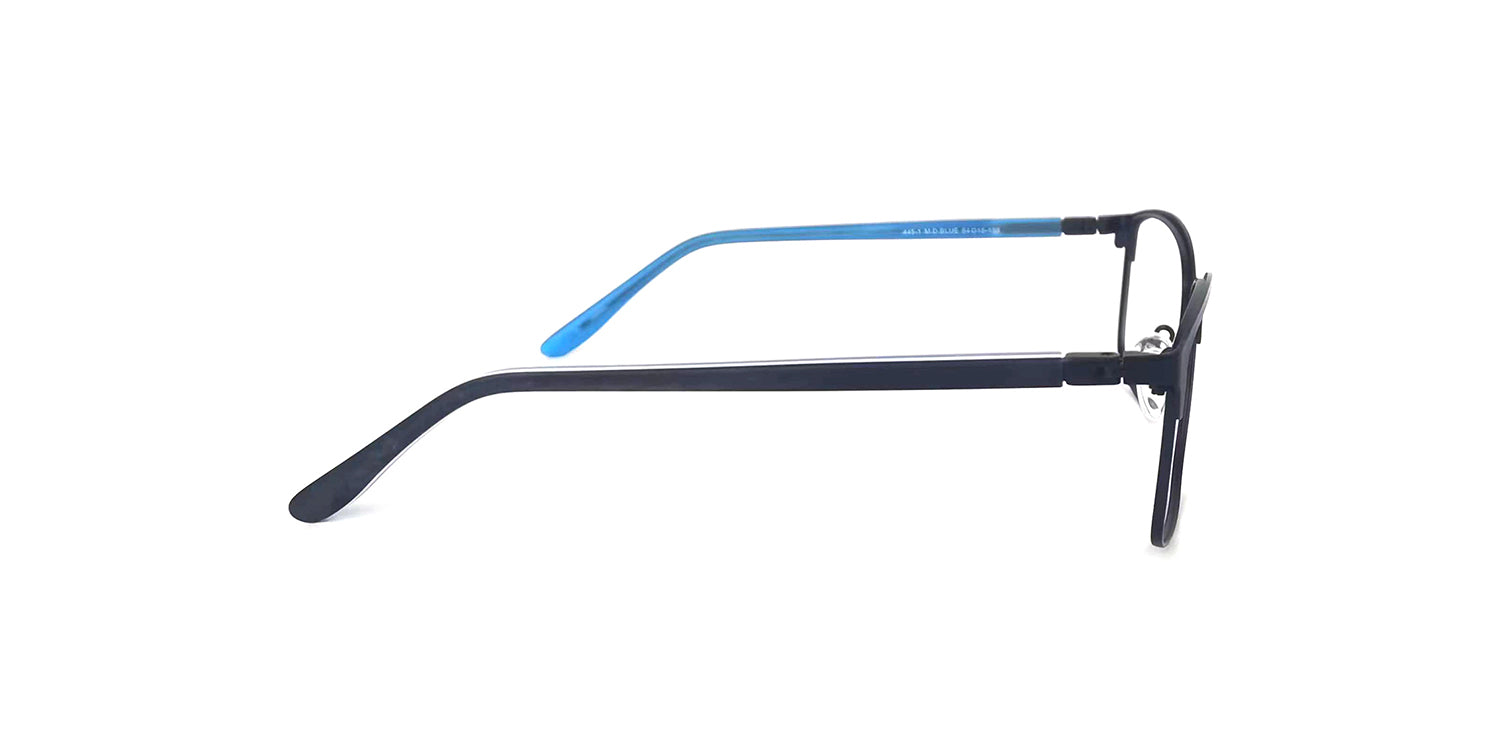 RA445-1 | Men | Matte Blue | Metal Glasses
