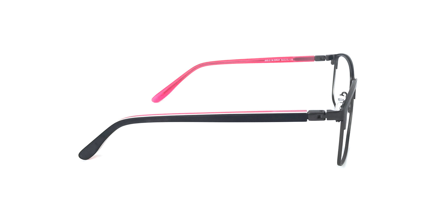 RA445-2 | Men | Matte Gray | Metal Glasses