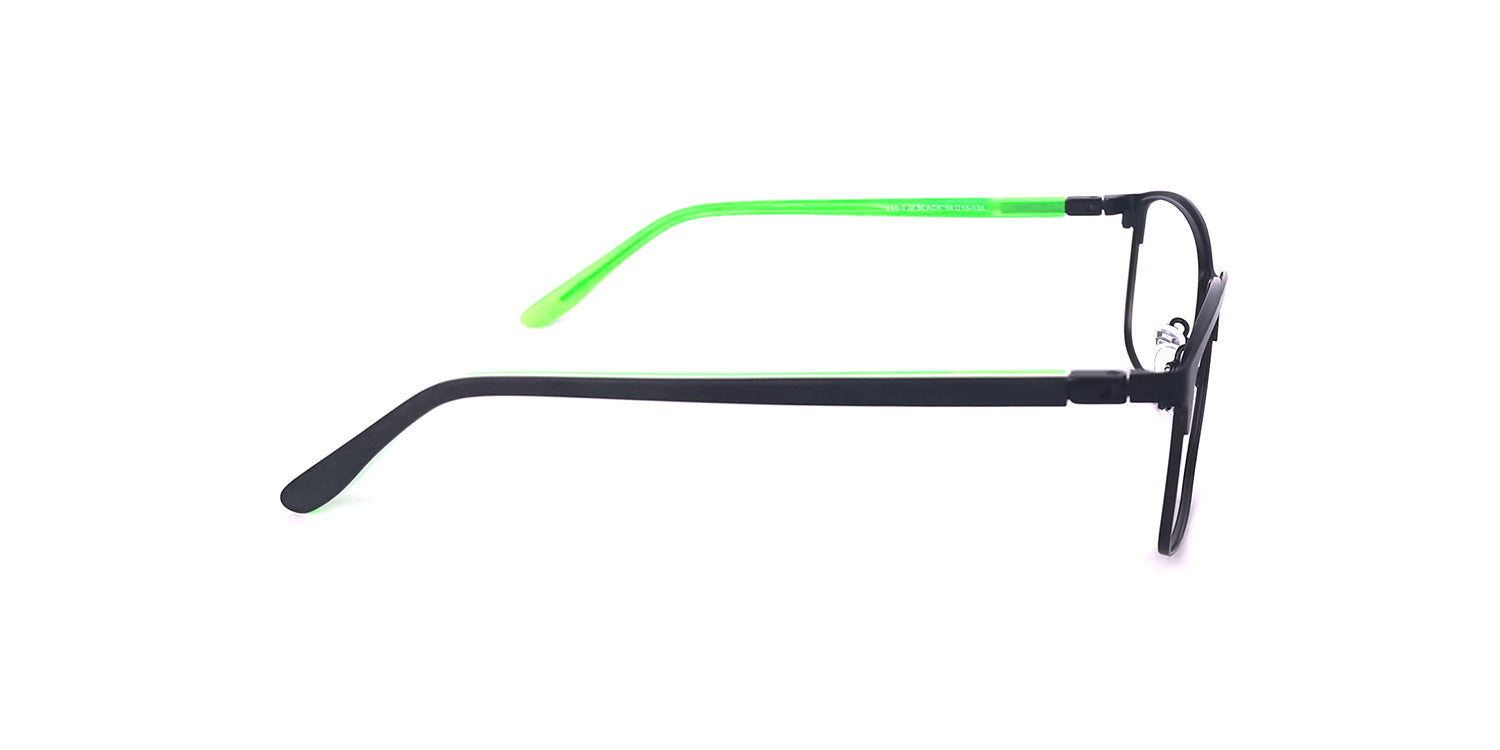 RA445-3 | Men | Matte Black | Metal Glasses