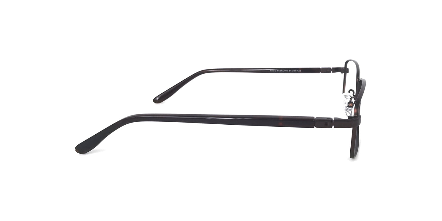 RA446-2 | Men | Matte Brown | Metal Glasses
