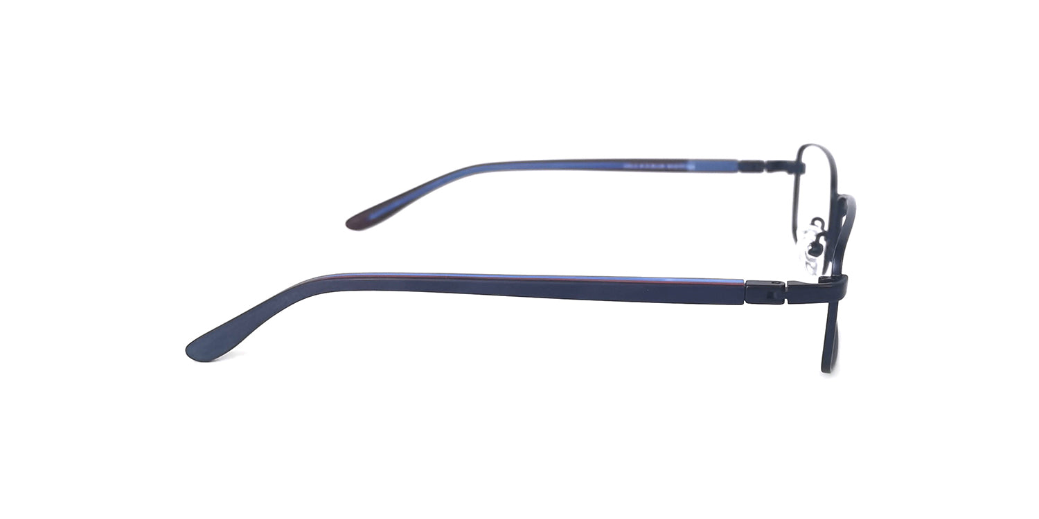 RA446-3 | Men | Matte Blue | Metal Glasses