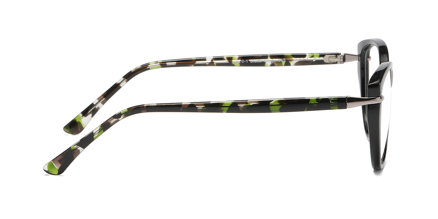RA570-1 | Women | Shiny Black | TR-90 Glasses