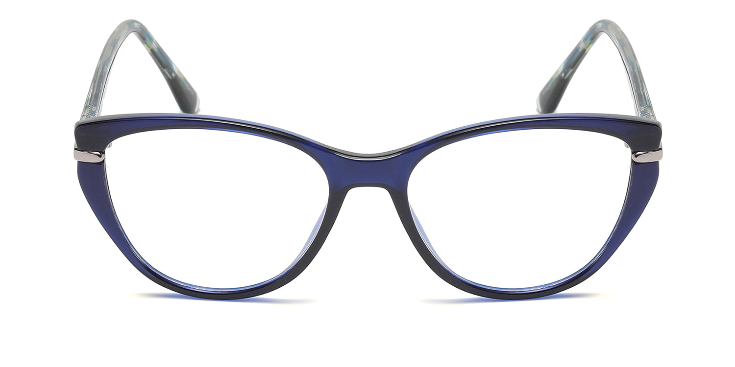 RA570-3 | Women | Shiny Blue | TR-90 Glasses