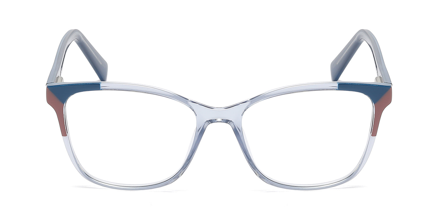 RA573-2 | Women | Shiny Blue | TR-90 Glasses