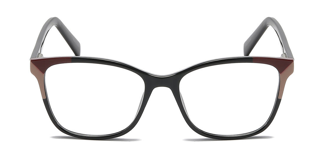 Women | Shiny Black | TR-90 Glasses - RA573-3