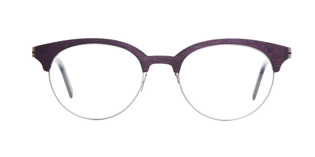 MX4700-3 | Unisex | Matte Purple | Wood Glasses