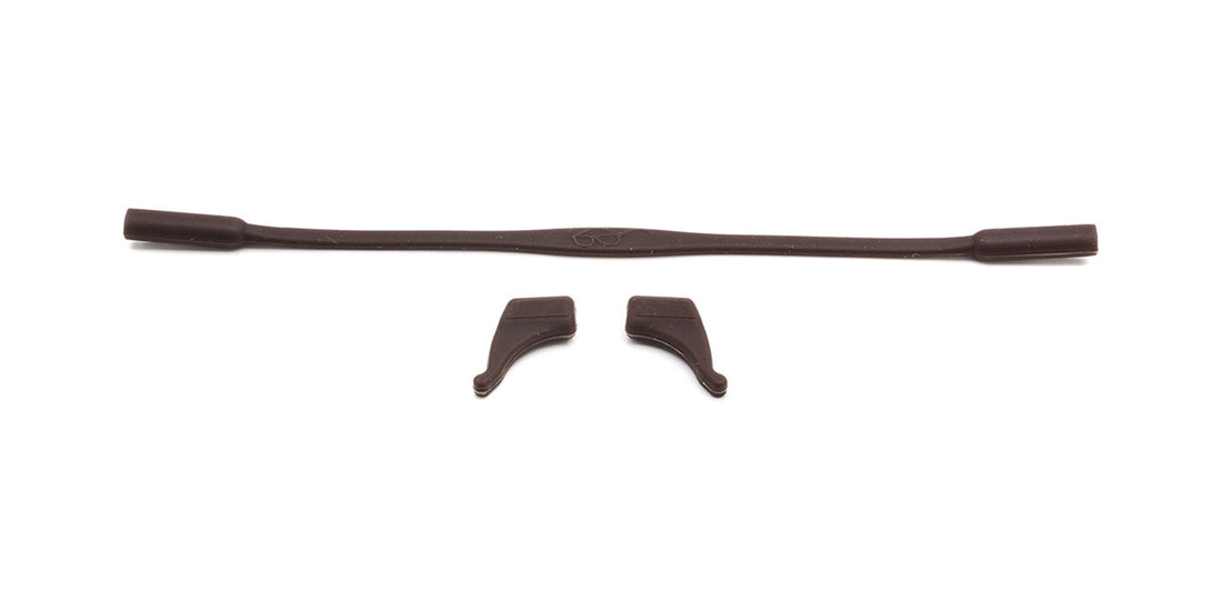 OPX-101-003 | Kids Rubber Eyeglass String Set | Brown