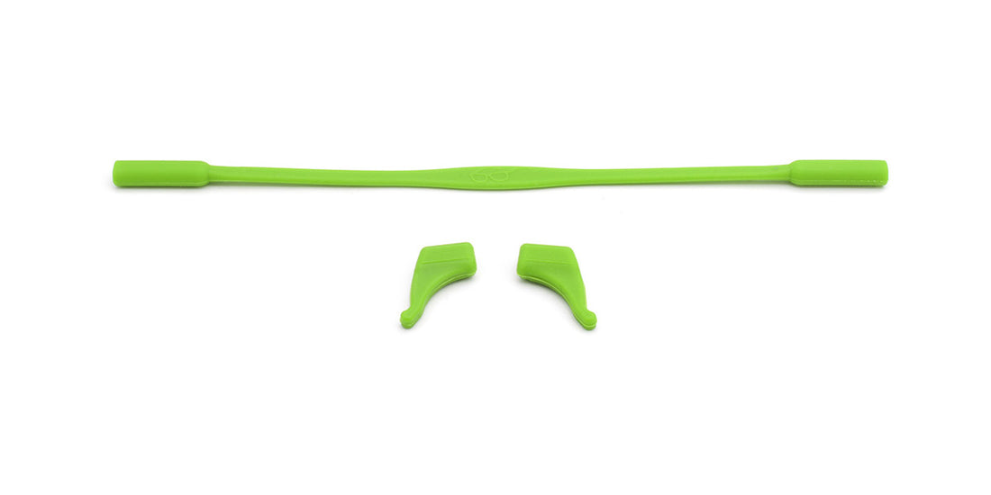 OPX-101-005 | Kids Rubber Eyeglass String Set | Green