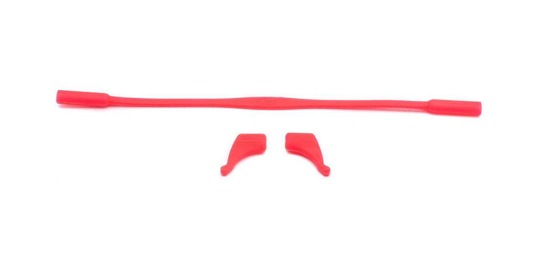 OPX-101-006 | Kids Rubber Eyeglass String Set | Red