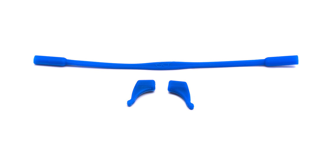 OPX-101-012 | Kids Rubber Eyeglass String Set | Blue