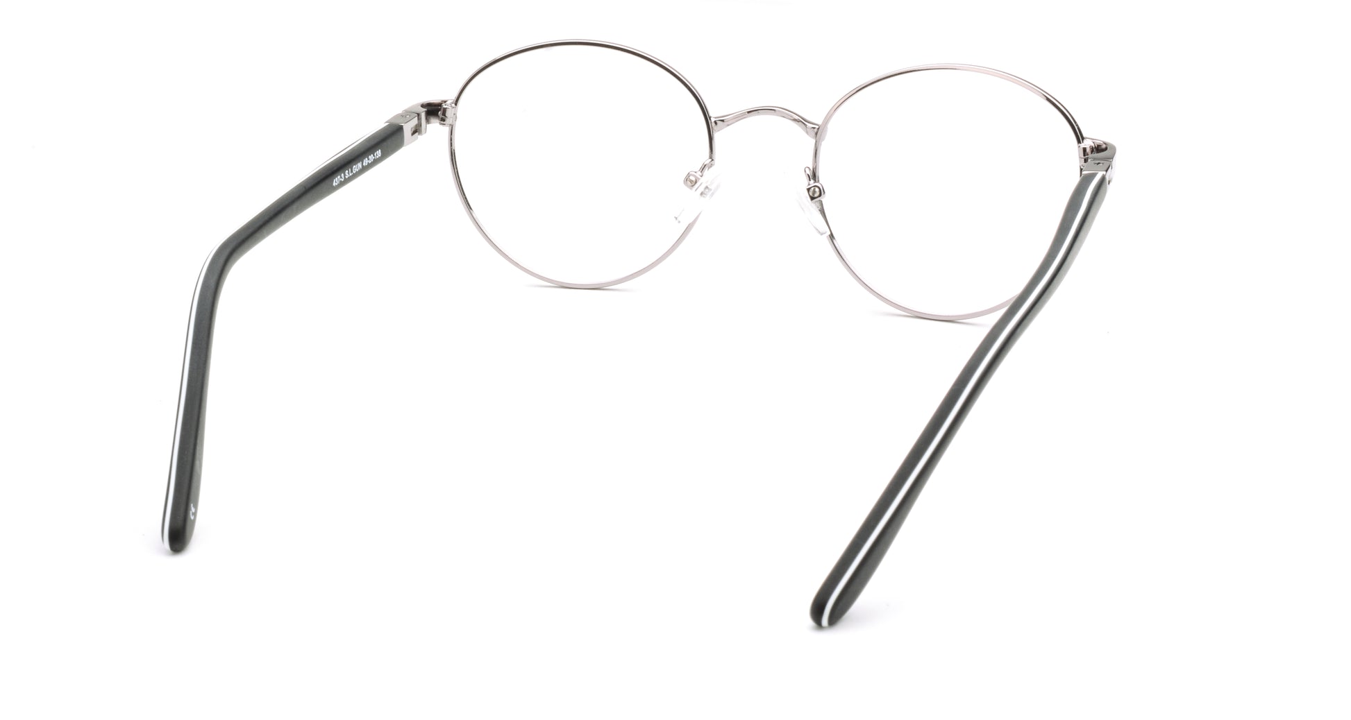 RA437-3 | Unisex | Shiny Gun | Metal Glasses