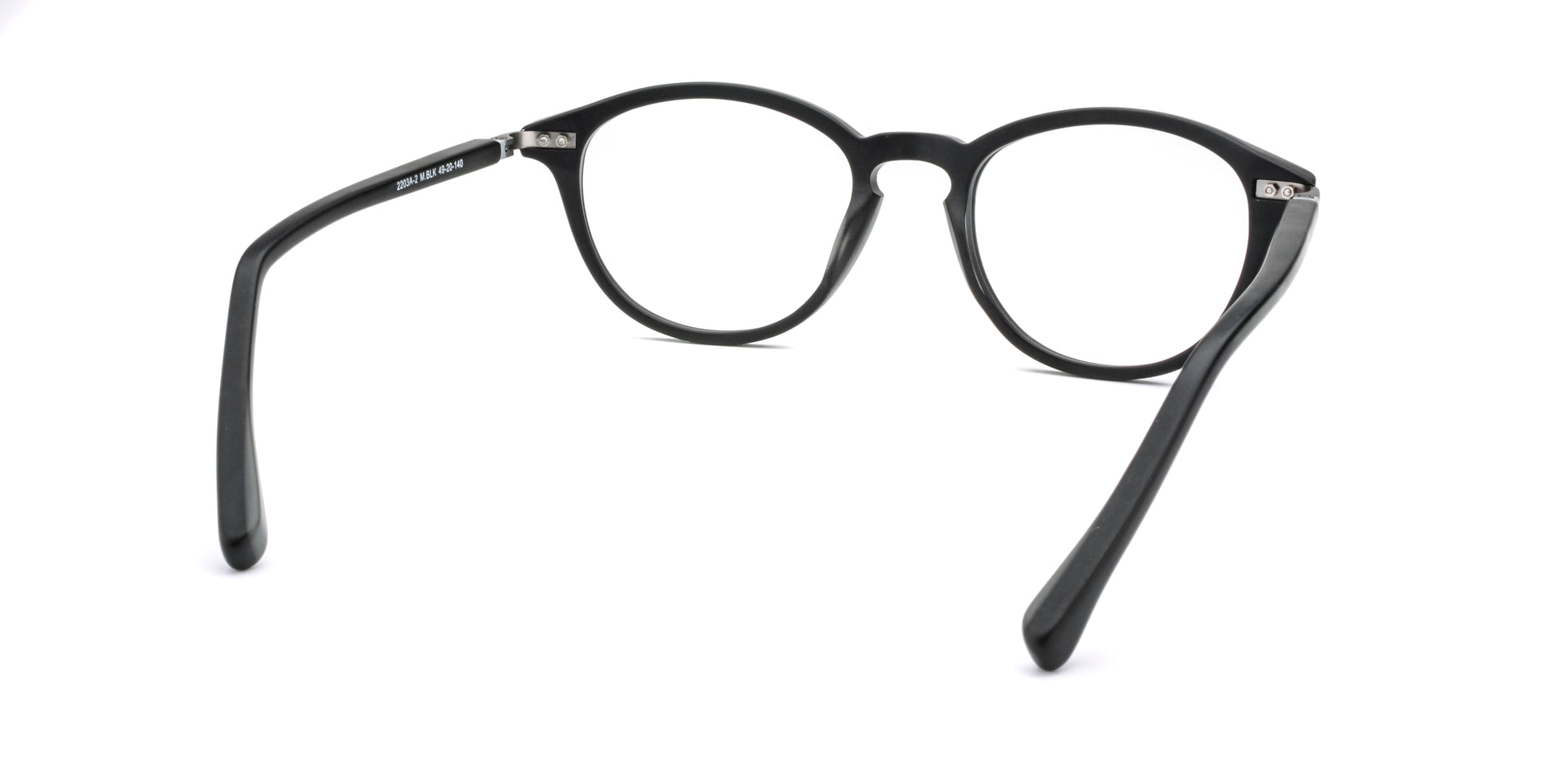 MX2203A-2 | Unisex | Matte Black | Acetate Glasses