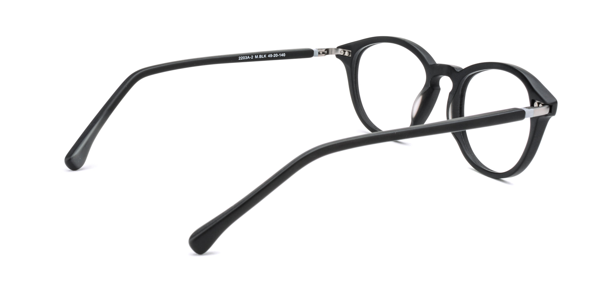 MX2203A-2 | Unisex | Matte Black | Acetate Glasses