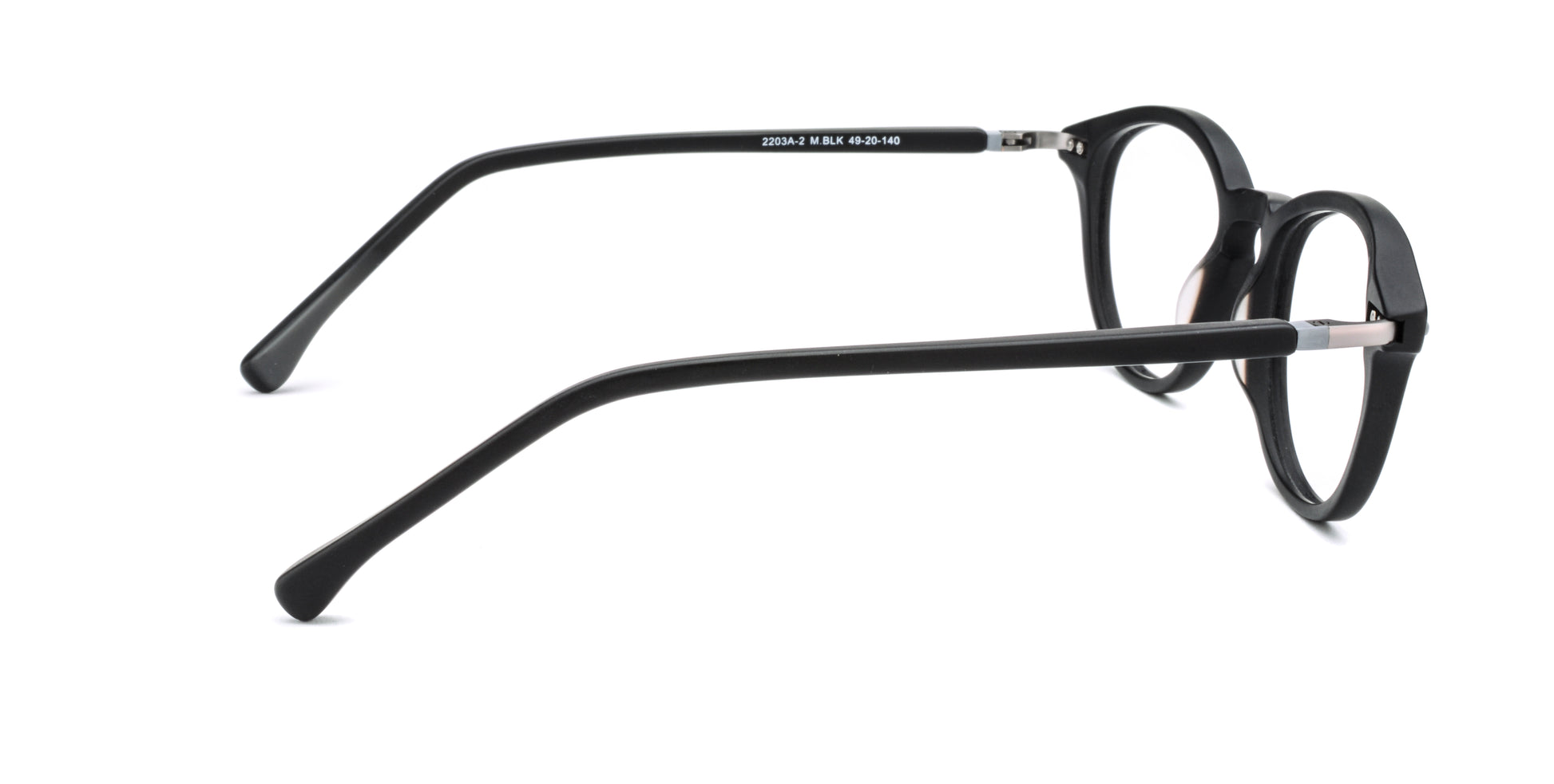 MX2203A-2 | Unisex | Matte Black | Acetate Glasses