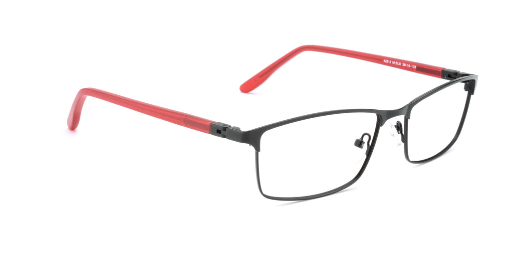 RA426-3 | Unisex | Matte Gun | Metal Glasses