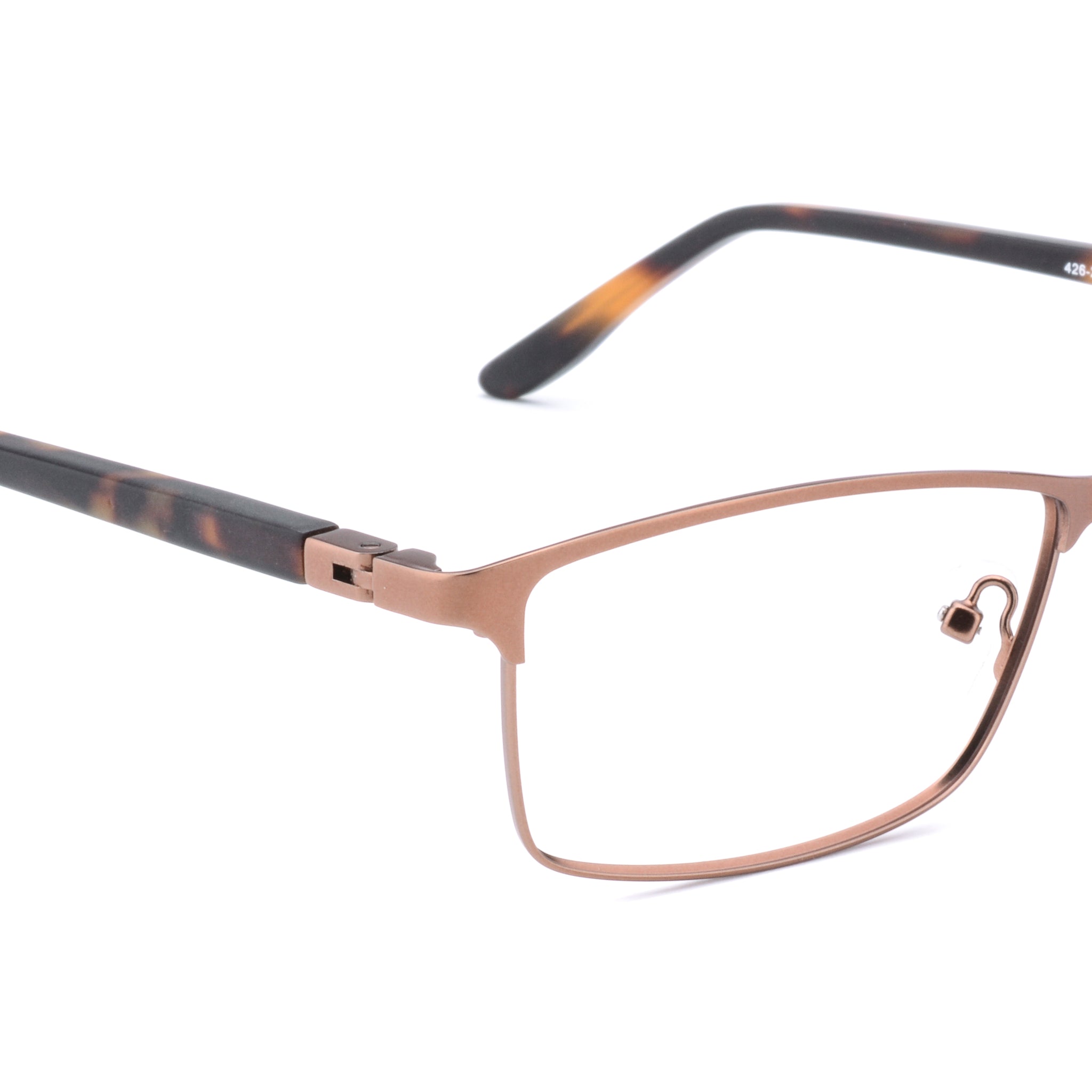 RA426-2 | Unisex | Matte Gun | Metal Glasses