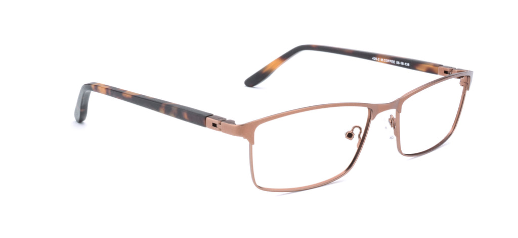 RA426-2 | Unisex | Matte Gun | Metal Glasses