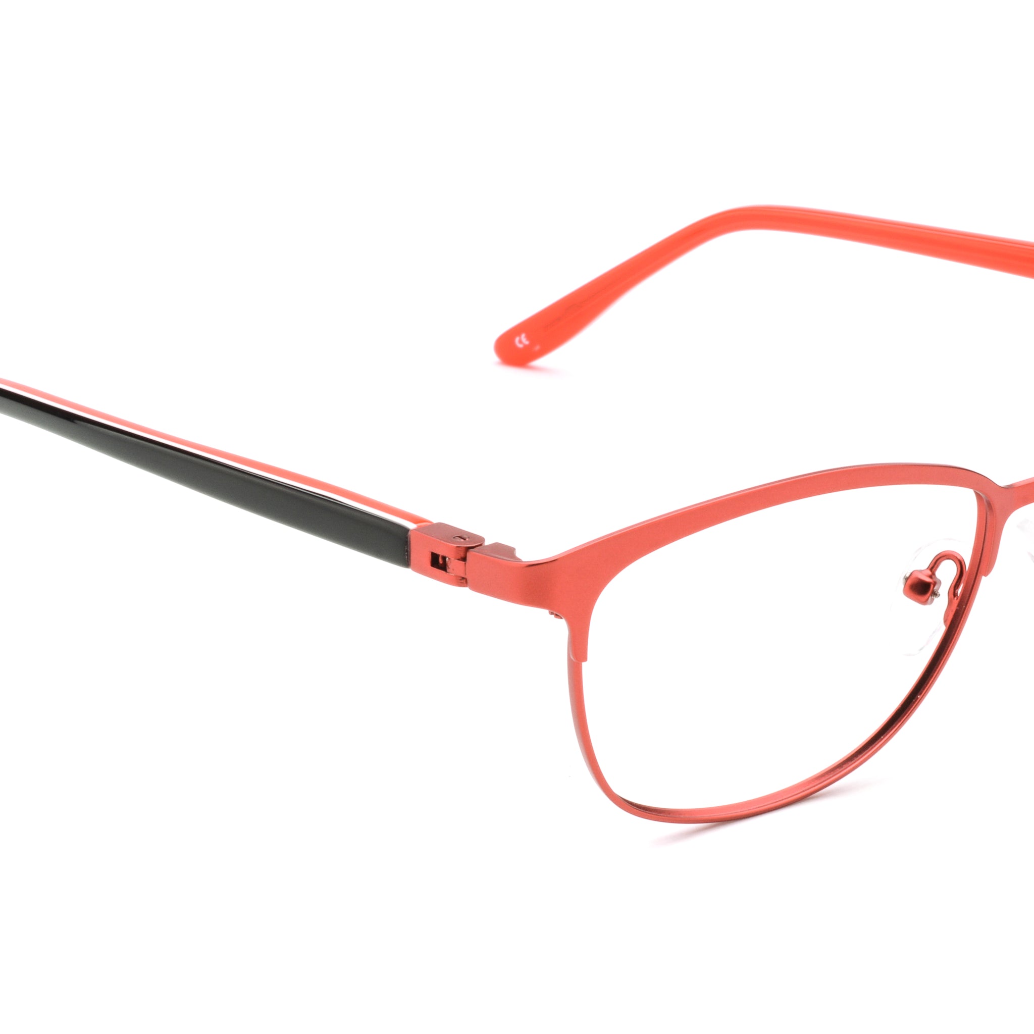 RA436-2 | Women | Matte Burgundy | Metal Glasses