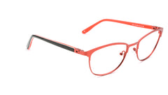 RA436-2 | Women | Matte Burgundy | Metal Glasses