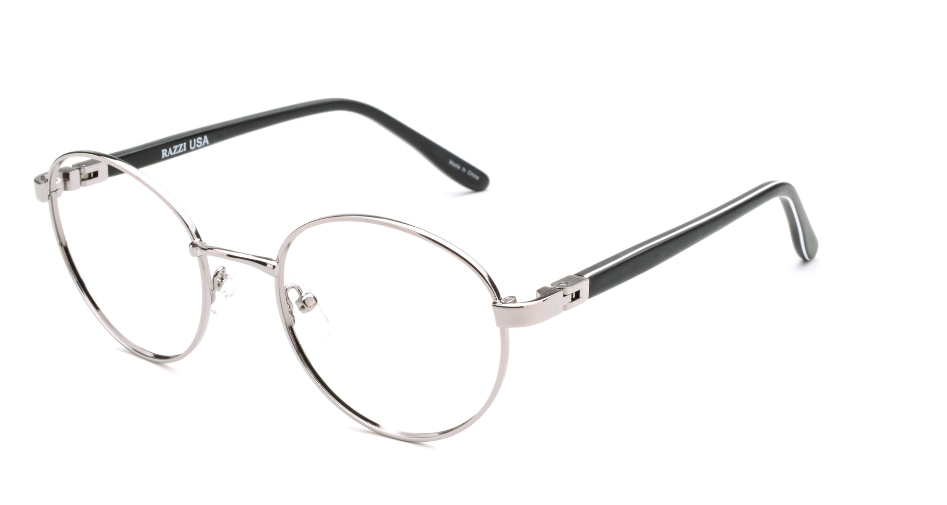 RA437-3 | Unisex | Shiny Gun | Metal Glasses