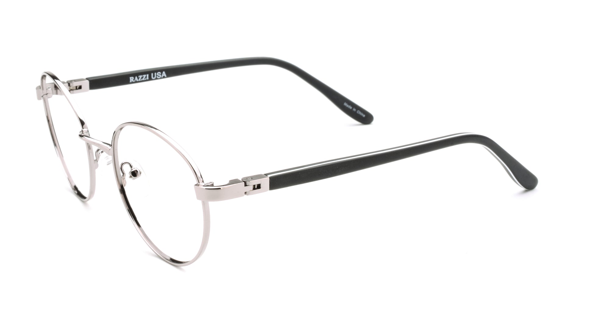 RA437-3 | Unisex | Shiny Gun | Metal Glasses