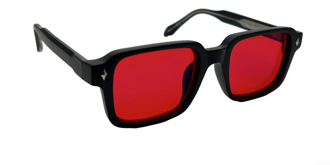 MX1047-1R | Sleep Glasses | Black | Acetate