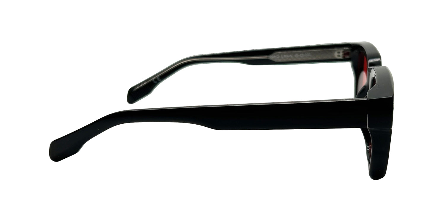 MX1049-2R | Sleep Glasses | Black | Acetate