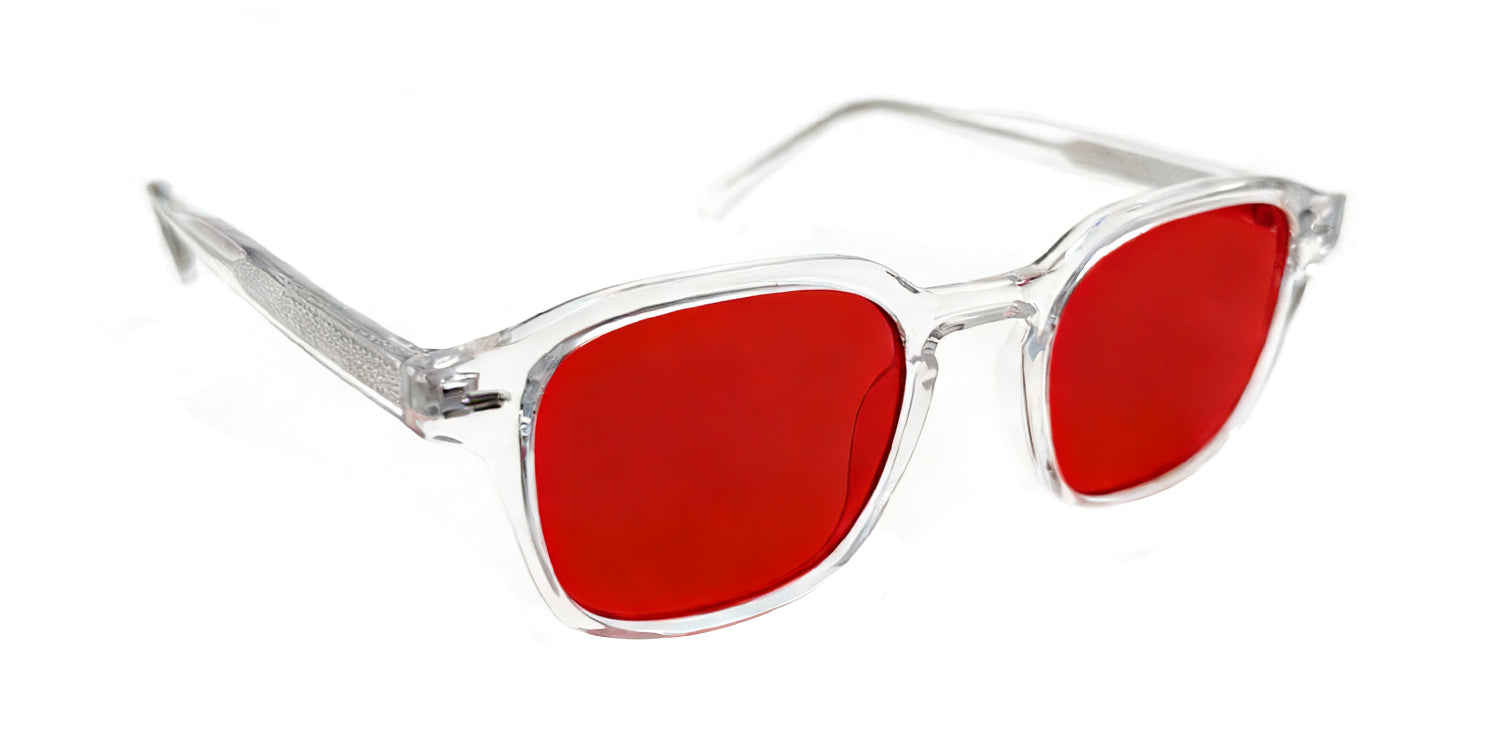 MX1051-2R | Sleep Glasses | Black | Acetate