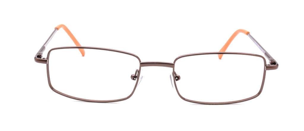 RA302-3 | Men | Matte Brown | Metal Glasses