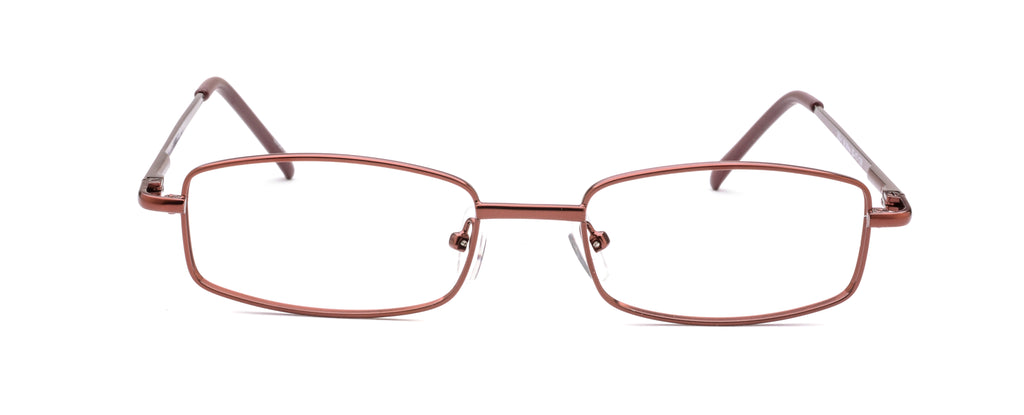 RA309-1 | Unisex | Matte Burgundy | Metal Glasses