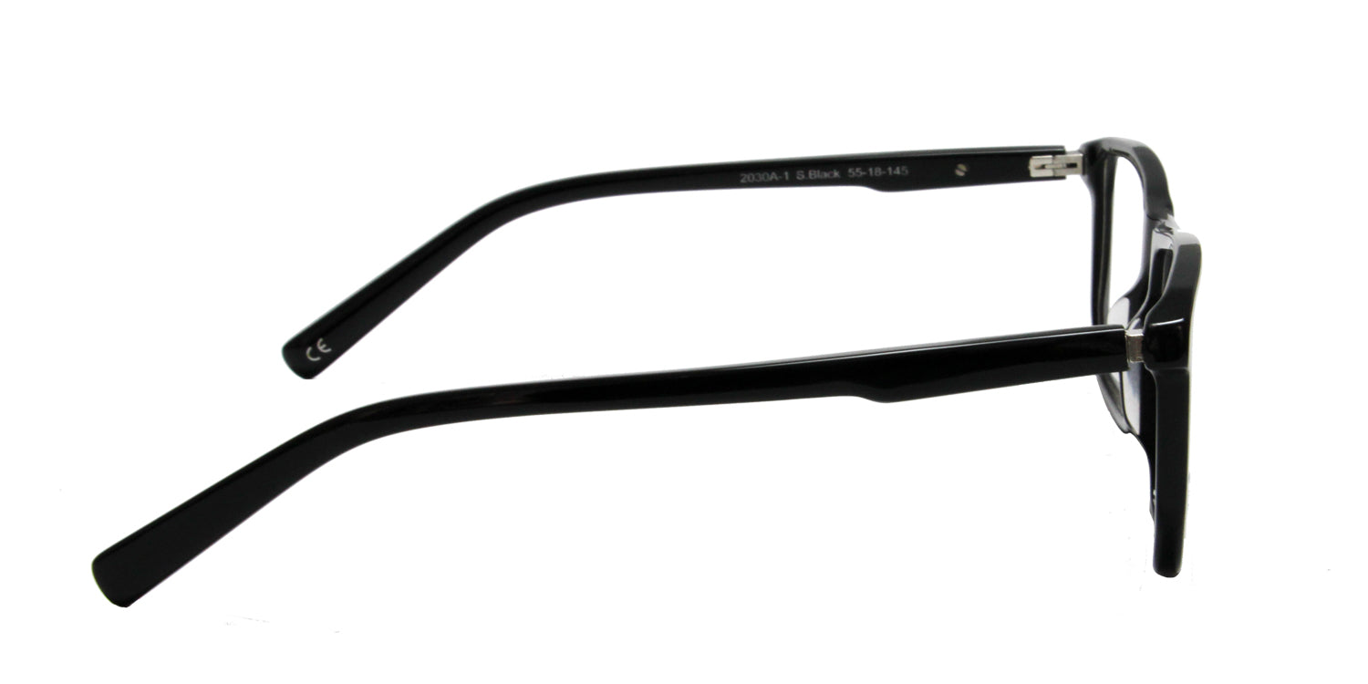 MX2030A-1 | Men | Shiny Black | Acetate Glasses
