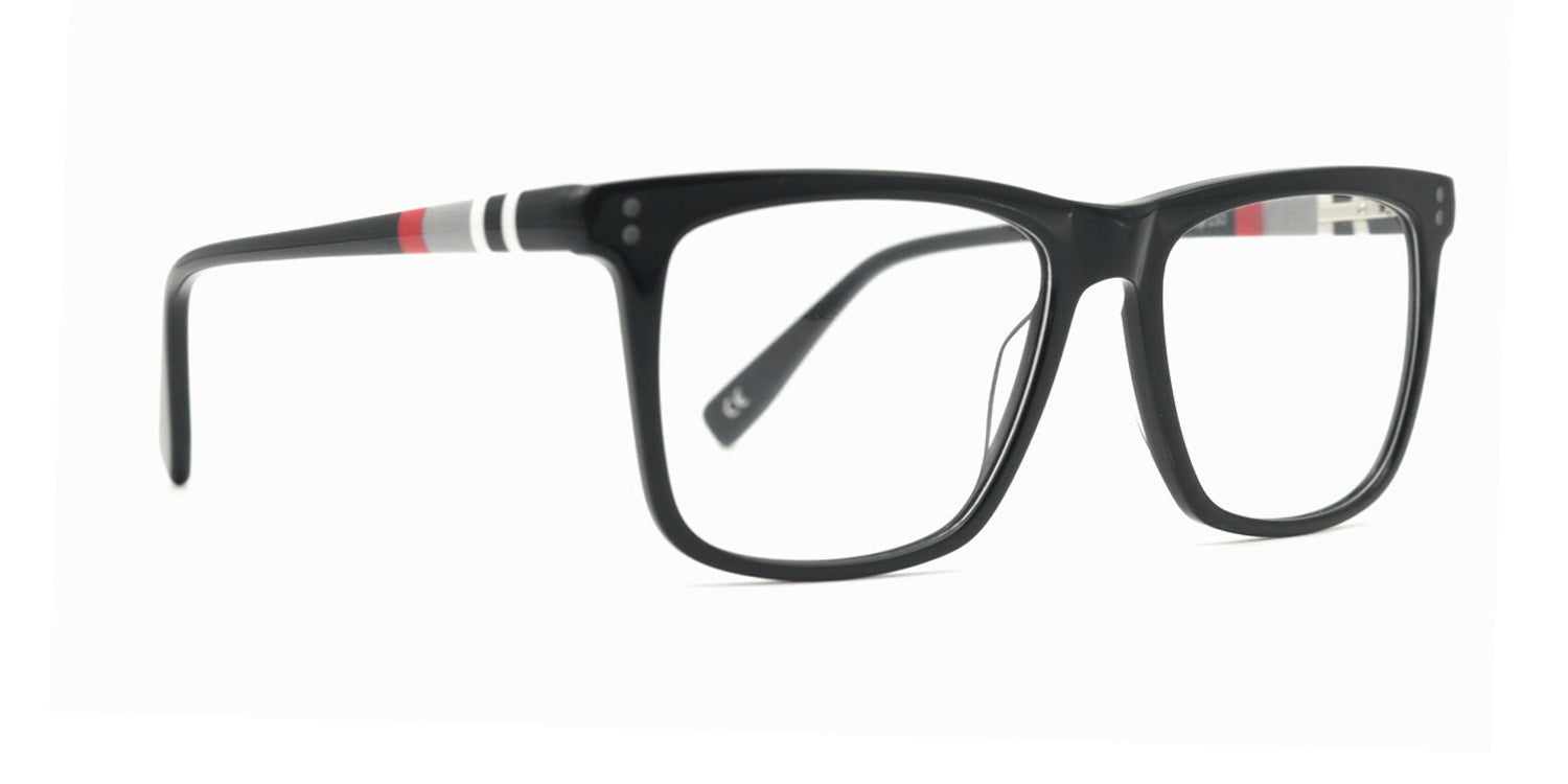 MX2034A-1 | Men | Shiny Black | Acetate Glasses
