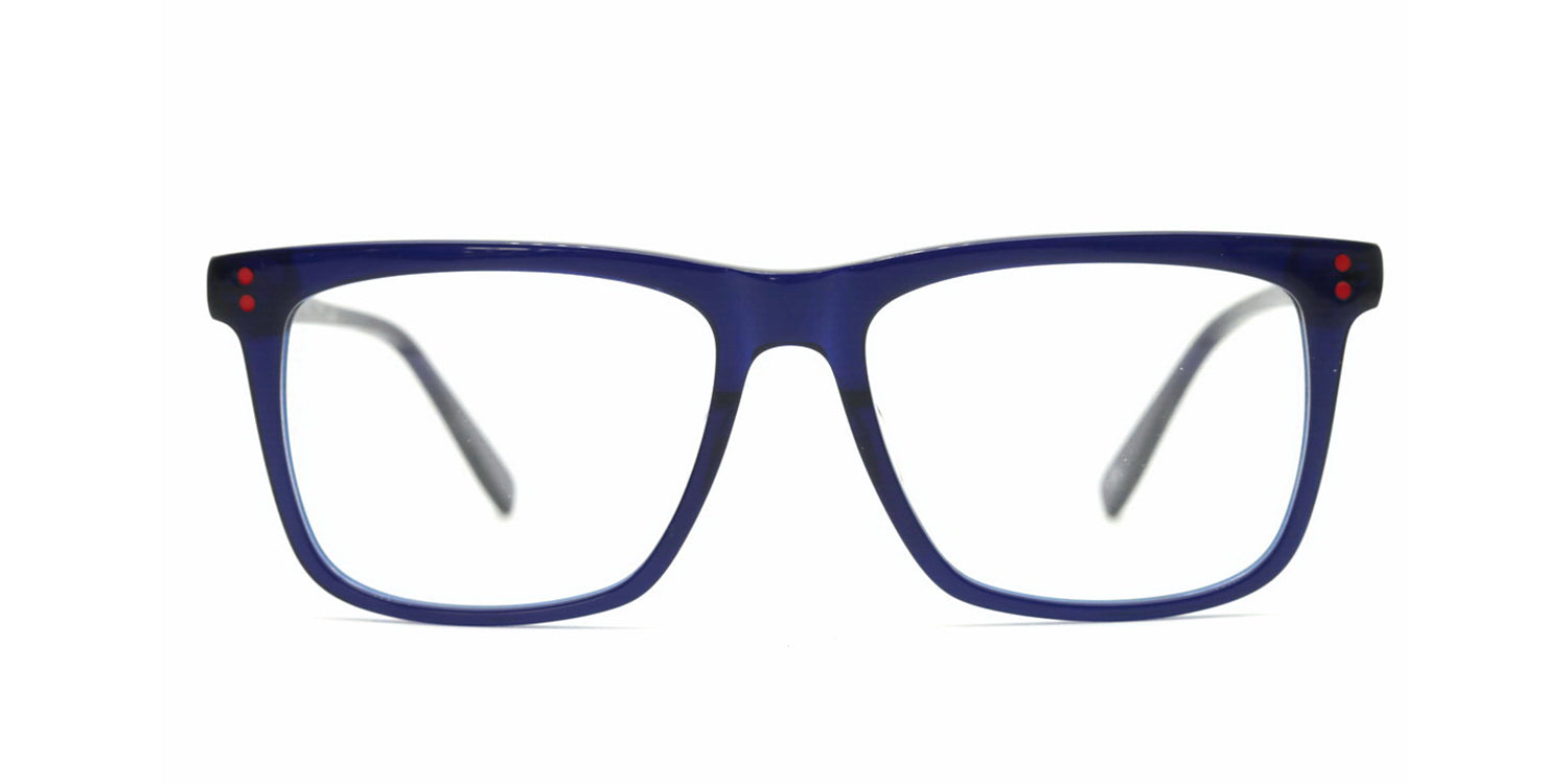 MX2034A-2 | Men | Shiny Blue | Acetate Glasses