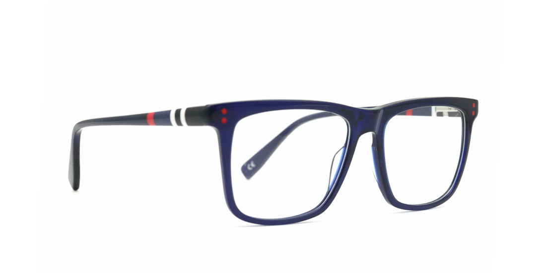 MX2034A-2 | Men | Shiny Blue | Acetate Glasses