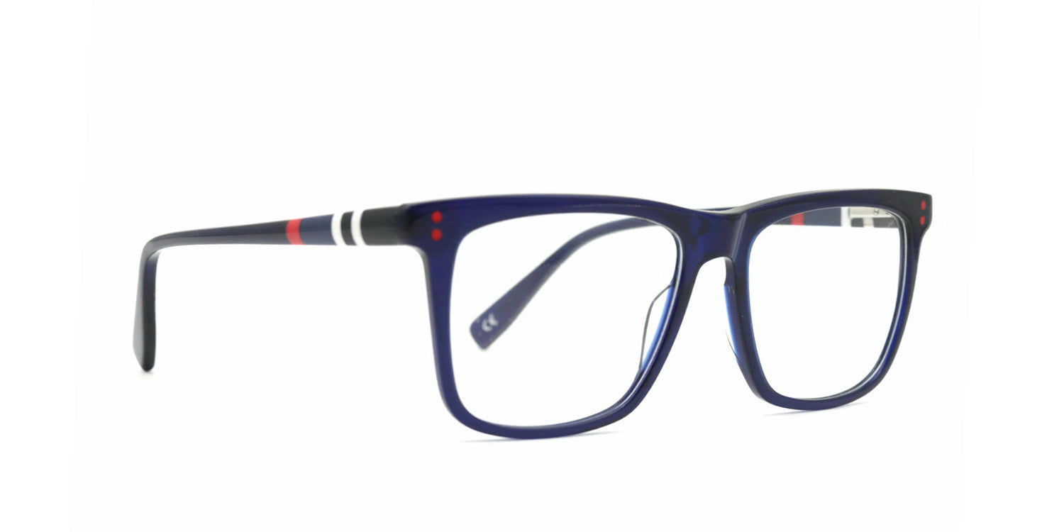 MX2034A-2 | Men | Shiny Blue | Acetate Glasses