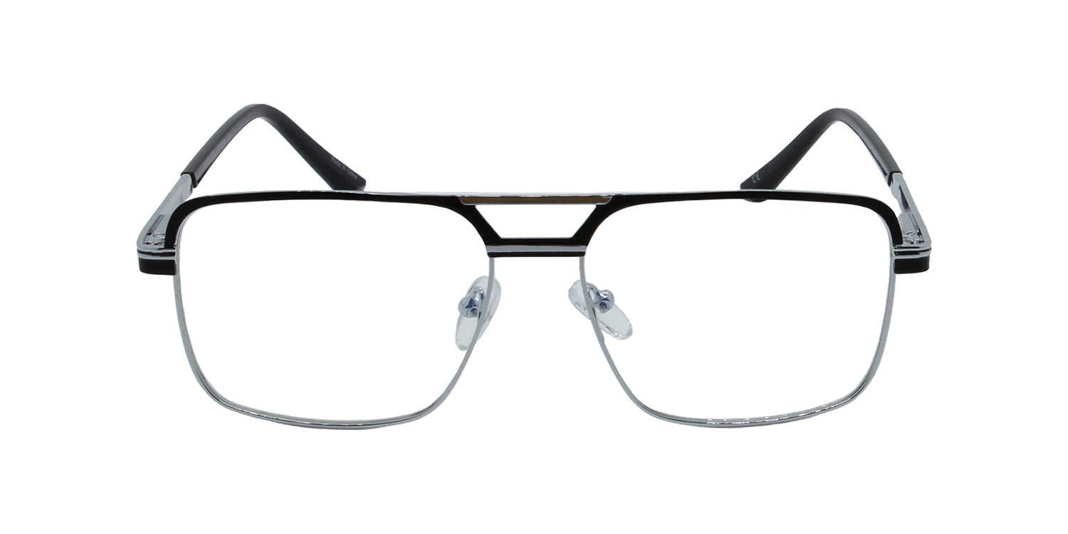 MX2040A-1 | Men | Matte Black | Metal Glasses