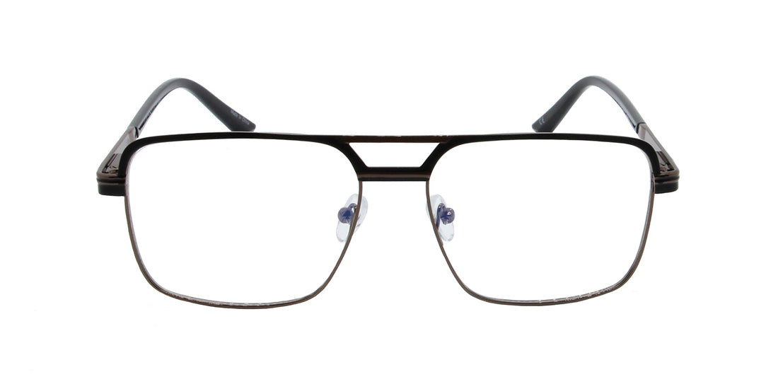 MX2040A-2 | Men | Matte Brown | Metal Glasses